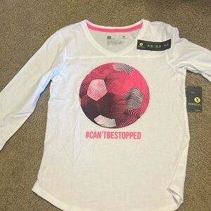 Xerion Soccer shirt pink and white